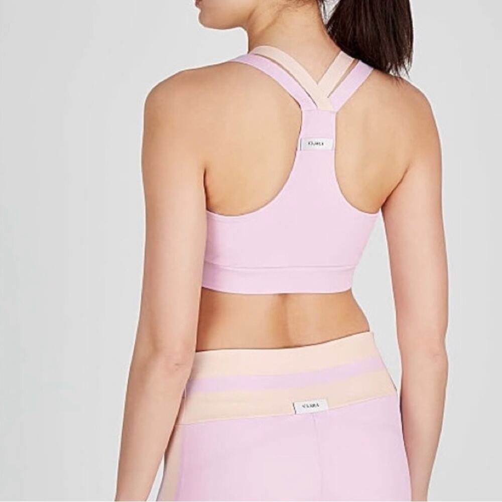 VAARA Lin Crop Sports Bra in Lilac Women’s Size Medium